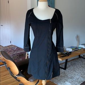 Bench black zip-up dress
